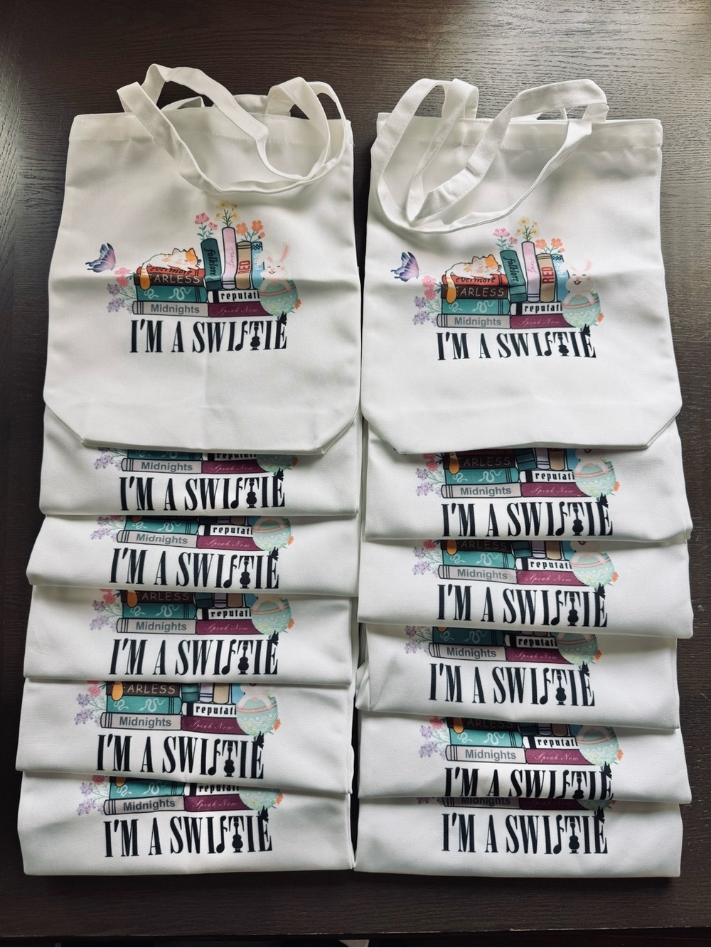 12 New 'I'm a Swiftie' Double Sided Tote Bags